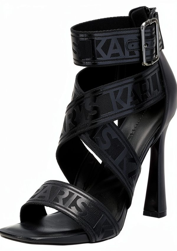 Karl Lagerfeld Paris Strappy Sandals Women Heels Careliz-0