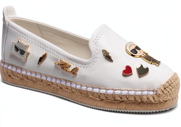 Karl Lagerfeld Paris Womens Loafers Slip Ons Comfortable-0
