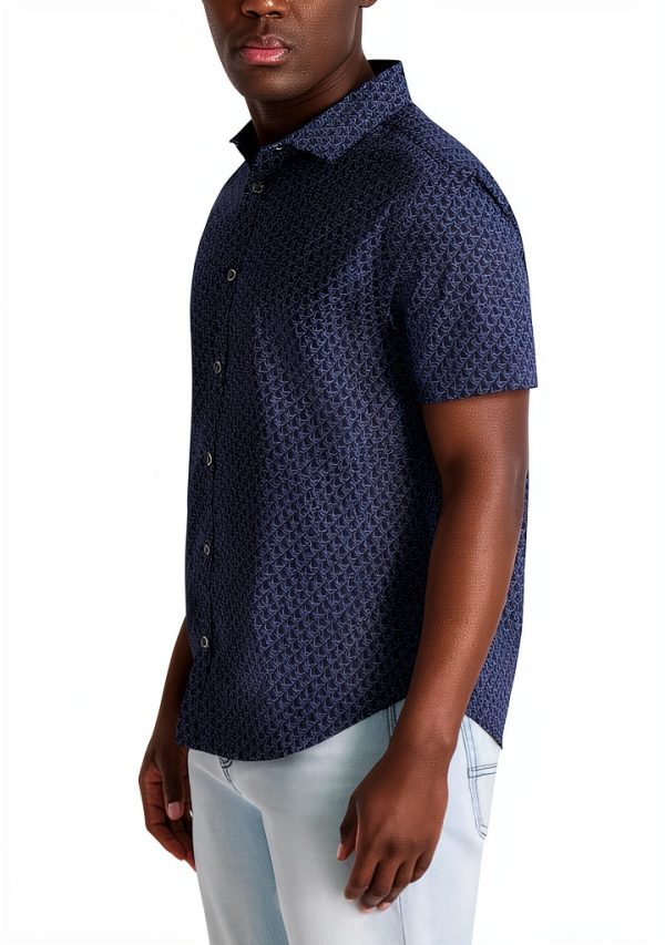 Karl Lagerfeld Paris Mens Button Down Shirt Casual Luxury-2