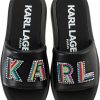 Karl Lagerfeld Paris Womens Slide Sandals Platform Cushioned-3