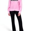 Karl Lagerfeld Paris Womens Sweatshirt Prism Pink Versatile-3