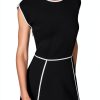 Karl Lagerfeld Paris Womens Wear to Work Midi Dress-1