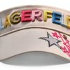 Karl Lagerfeld Paris Womens Cap White Black Fashion-0