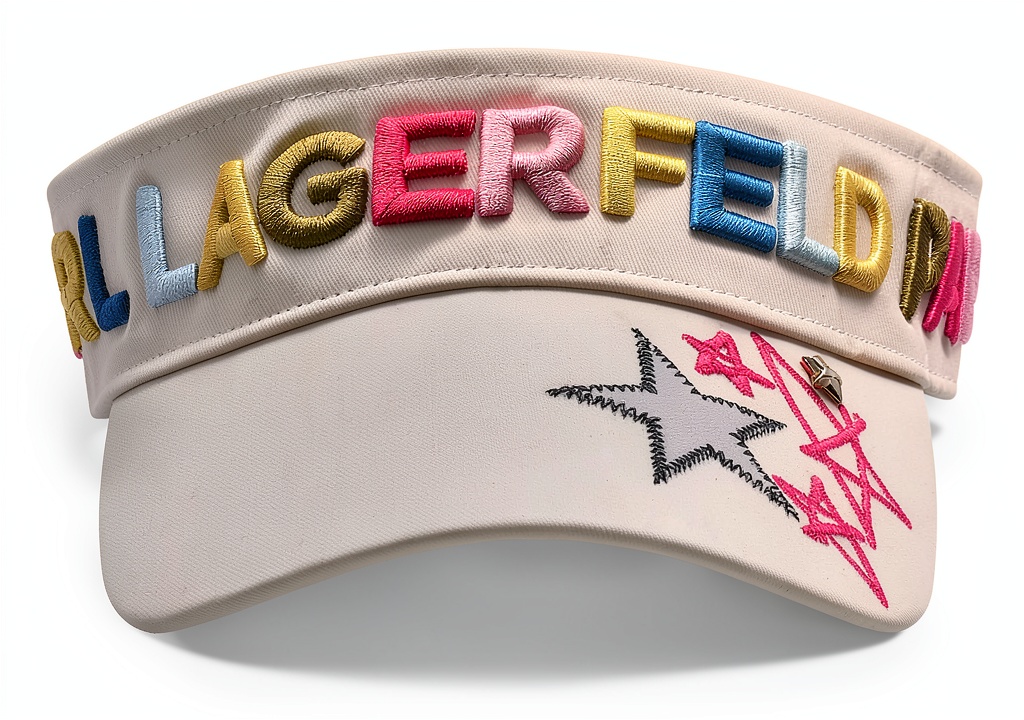 Karl Lagerfeld Paris womens cap in white and black colors