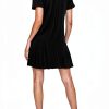 Karl Lagerfeld Paris Womens Dress Short Sleeve Silky Crepe-3