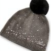 Karl Lagerfeld Paris Womens Beanie Hat Luxury Design-1