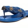 Karl Lagerfeld Paris Womens Flat Sandals Cushioned Insole-0