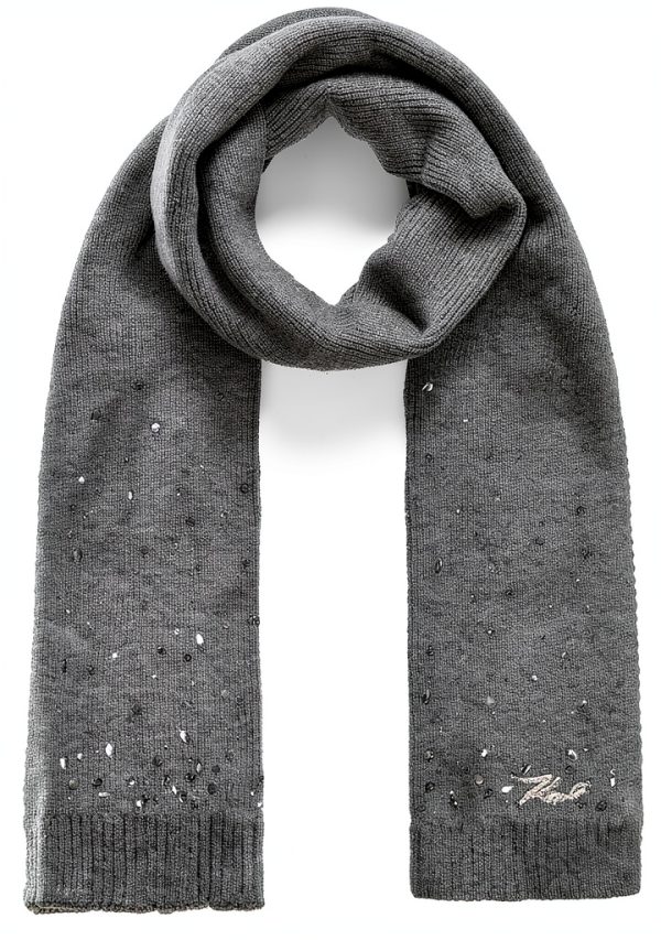 Karl Lagerfeld Paris Womens Scarf Luxury Design Versatile-0