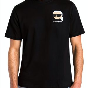 Karl Lagerfeld Paris Mens T-Shirt Graphic Design Casual-0