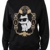 Karl Lagerfeld Paris Womens Pullover Sweater Black Versatile-0
