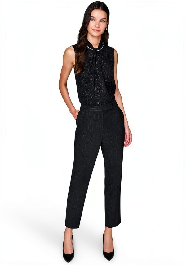 Karl Lagerfeld Paris Womens Work Pants Tailored High Rise-1