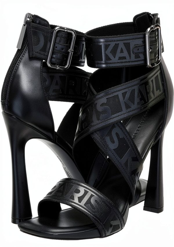 Karl Lagerfeld Paris Strappy Sandals Women Heels Careliz-6