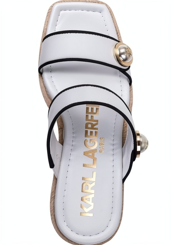 Karl Lagerfeld Paris Womens Sandals Platform Wedge Comfort-1
