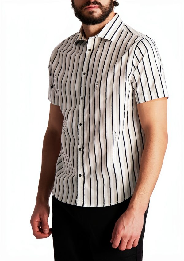 Karl Lagerfeld Paris Mens Button Down Shirt Casual Luxury-2