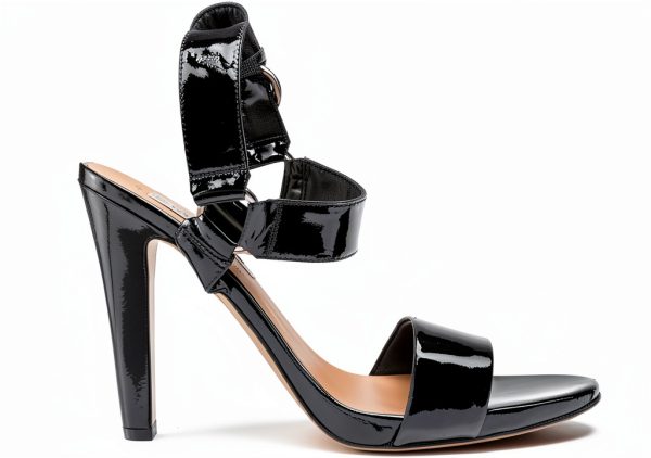 Karl Lagerfeld Paris Womens Heeled Sandals High Ankle Strap-5