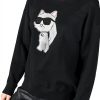 Karl Lagerfeld Paris Womens Pullover Sweater Casual Luxury-2