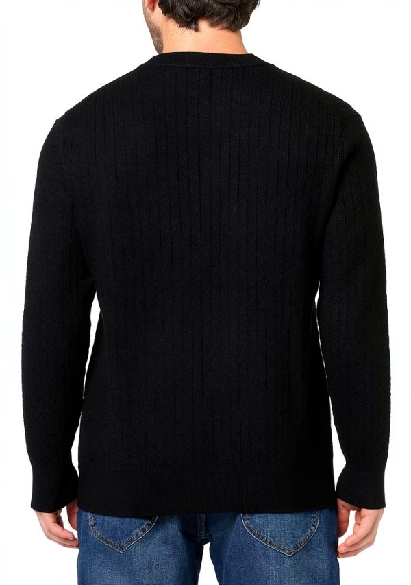 Karl Lagerfeld Paris Mens Long Sleeve Shirt Textured-1
