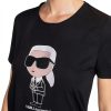 Karl Lagerfeld Paris Womens T-Shirt Black Flattering Fit-4