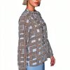 Karl Lagerfeld Paris Blouse Long Sleeve Soft Suiting Womens-2