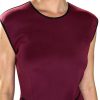Karl Lagerfeld Paris Sleeveless Scuba Crepe Midi Dress-4