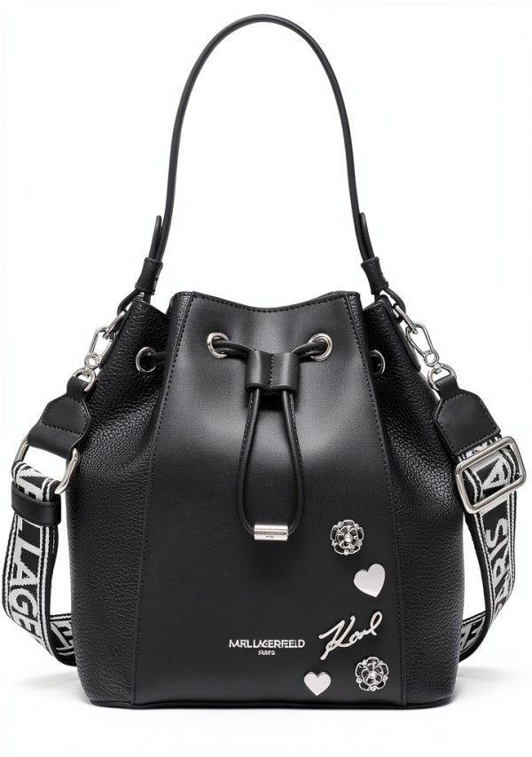 Karl Lagerfeld Paris Womens Shoulder Handbag Non Leather-0