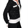 Karl Lagerfeld Paris Womens Pullover Sweater Black Soft-1