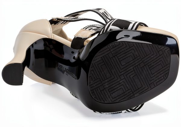 Karl Lagerfeld Paris Strappy Sandals Women Heels Fashion-3