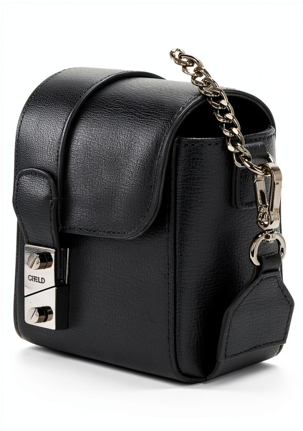 Karl Lagerfeld Paris Crossbody Handbag Black Womens Everyday-2