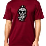Mens Karl Lagerfeld Tshirt Crewneck Cabernet-0