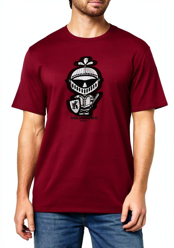 Mens Karl Lagerfeld Tshirt Crewneck Cabernet-0