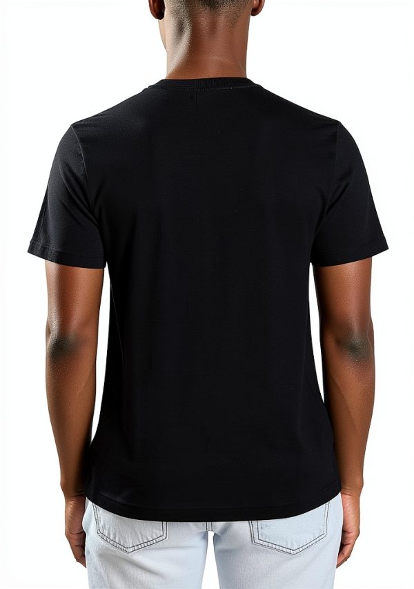 Karl Lagerfeld Men's White Graphic Tee Short-3