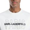 Karl Lagerfeld Mens T Shirt Short Sleeve White-4