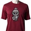 Mens Karl Lagerfeld Tshirt Crewneck Cabernet-2