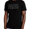 Karl Lagerfeld Men's White Graphic Tee Short-2