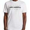 Karl Lagerfeld Mens T Shirt Short Sleeve White-0